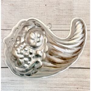 Aluminum Cornucopia Jello Mold